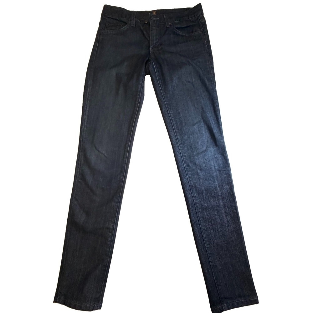 ANLO Jeans Women's 28 Dark Wash Skinny Low Rise Stretch Denim Made USA Y2K